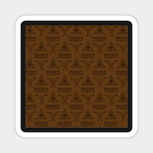 Browncoats forever, Firefly Pattern in Brown Magnet