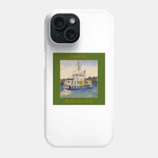 Ferry Boat in Halifax Nova Scotia Canada Phone Case