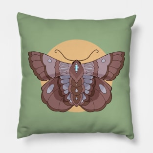 Moth tattoo style Pillow