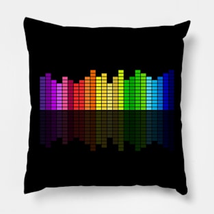 Retro Spectrum Equaliser Pillow