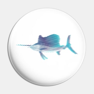 Sailfish lines Pin