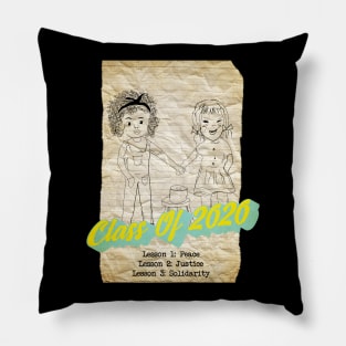 Class Of 2020: Justice, Peace, Solidarity Pillow