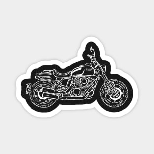 Bullit V-BOB 125 motorbike Magnet