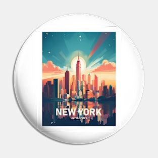 NEW YORK Pin