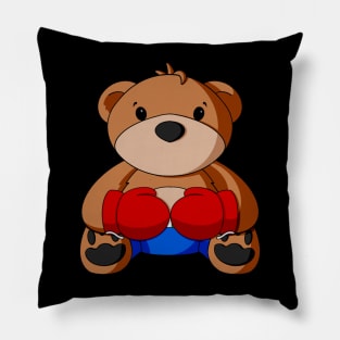 Boxing Teddy Bear Pillow