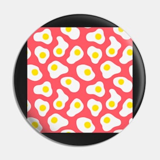 Fried Eggs Pattern Pin