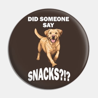 Labrador Retriever Funny Dog Pin