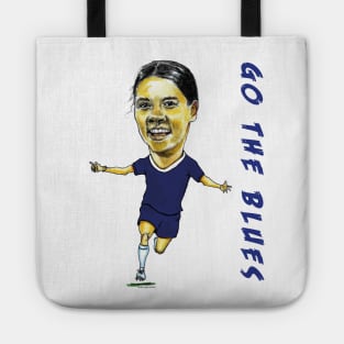 Sam Kerr caricature - Chelsea and Australian football player Tote