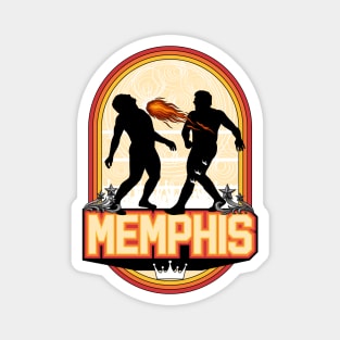 Memphis Fireball Magnet