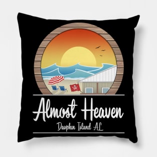 Dauphin Island Almost Heaven 2 Pillow