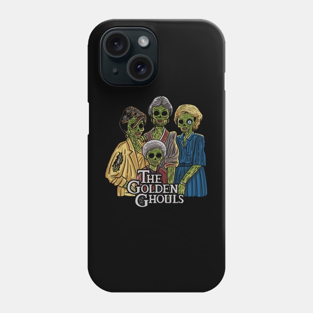 The Golden Ghouls Phone Case by ibyes