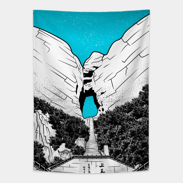 Heaven's Gate China Tapestry by mailboxdisco