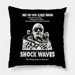 Shock Waves / 70s Zombie Horror Movie Pillow