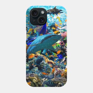 Ocean Dolphin Shark Turtle Coral Sea Fish Orca Whale Reef Phone Case