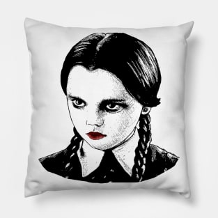 Wednesday Addams Pillow