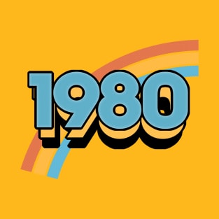 1980 //// Retro Birthday Design T-Shirt