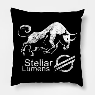 Stellar Lumens Crypto Blockchain Bullrun, XLM to the MOON! Pillow