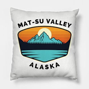 Mat-Su Valley Ski Snowboard Mountain Alaska Mat-Su - Mat-Su Valley Alaska - Travel Pillow