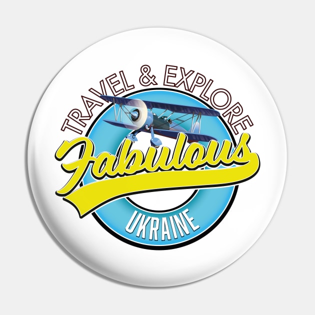 Travel explore fabulous Ukraine logo Pin by nickemporium1