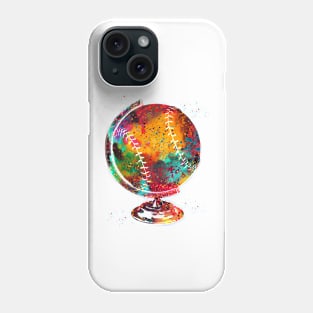 Baseball Globe Phone Case