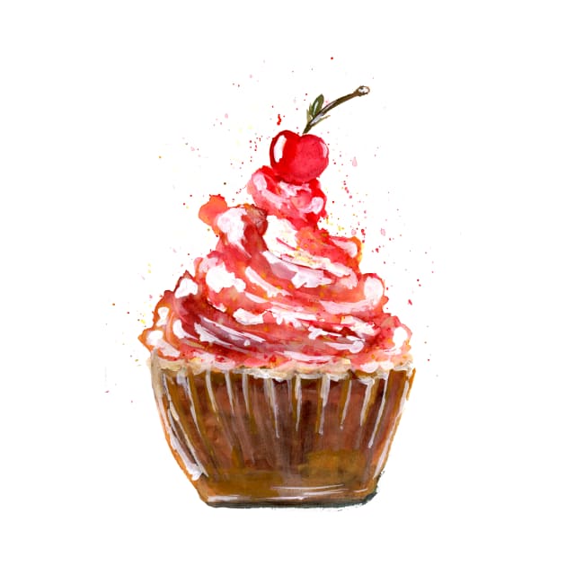 Cherry Cupcake by ZeichenbloQ