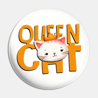 Queen cat Pin