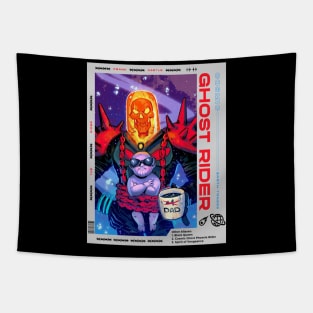 Cosmic Ghost Rider - Streetwear Style Tapestry