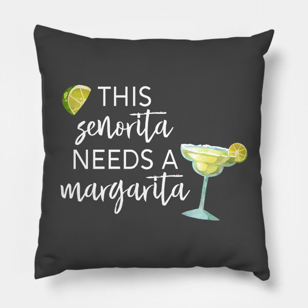 This Senorita needs a Margarita Pillow by ColorFlowCreations