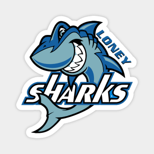 Loney Sharks Magnet