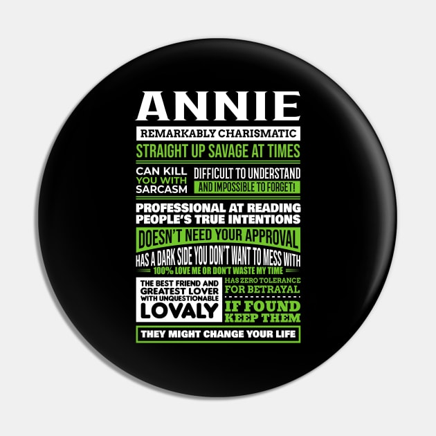 Annie Pin by GrimdraksJokes