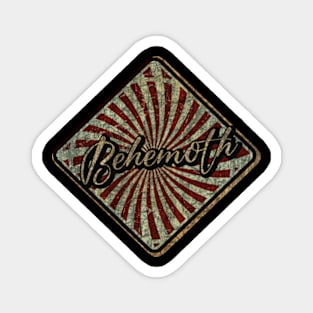 Behemoth vintage design on top Magnet