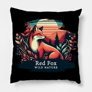 Red Fox - WILD NATURE - RED FOX -10 Pillow