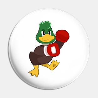 Duck Boxer Boxing gloves Pin