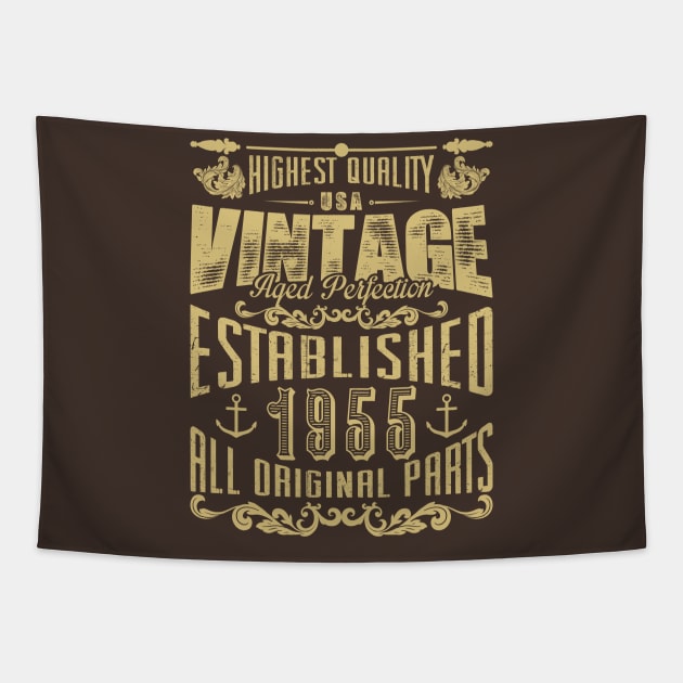 Highest quality USA vintage aged perfection established 1955 all original parts Tapestry by variantees