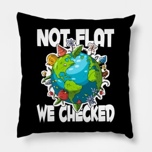 Not Flat We Checked Pillow