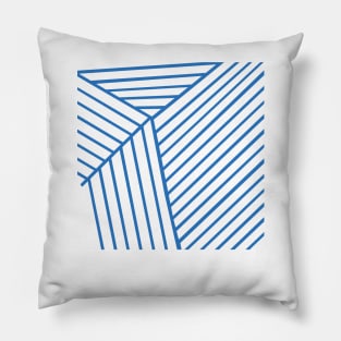 Geo Close Up French Blue 2B Pillow