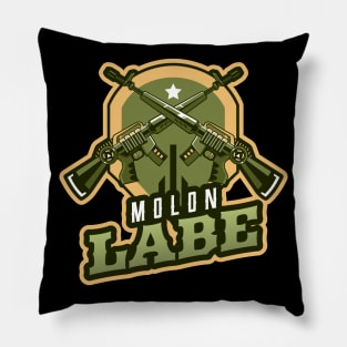 Crossed Rifles Pillow