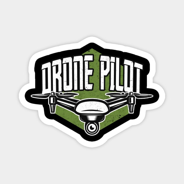 Drone Pilot Model Builder Drones Magnet by Foxxy Merch