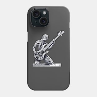 Artistic Bass Player Phone Case