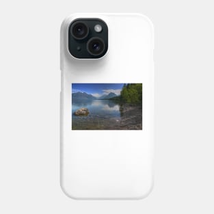 Glacier National Park Lake and Mountains Phone Case