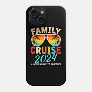 Family Cruise 2024 Making Memories Summer Matching Vacation Phone Case