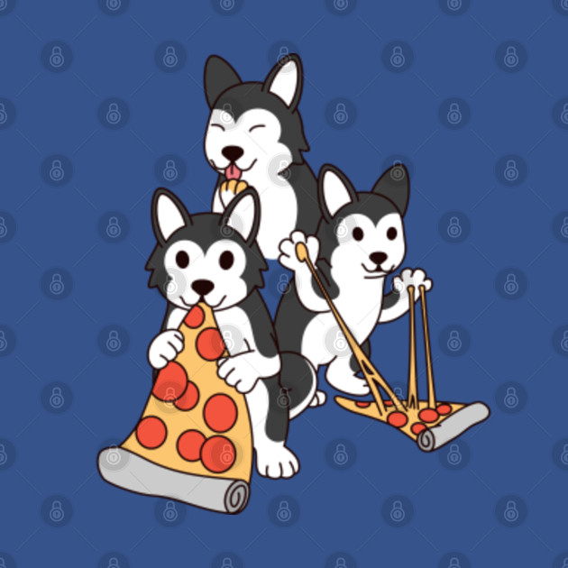 Disover Husky Pizza - Husky - T-Shirt