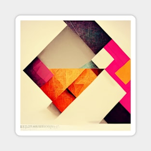 Abstract geometric art Magnet