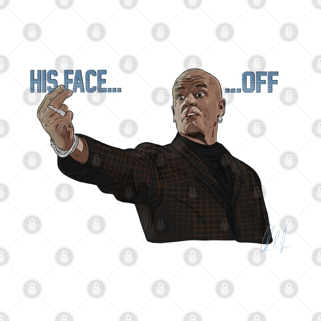 Face/Off: His Face... OFF by 51Deesigns