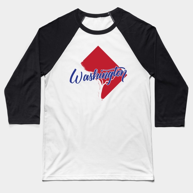 Washington DC - Washington - Baseball T-Shirt