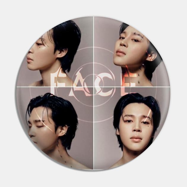 JIMIN BTS (FACE) Pin by art.deiji