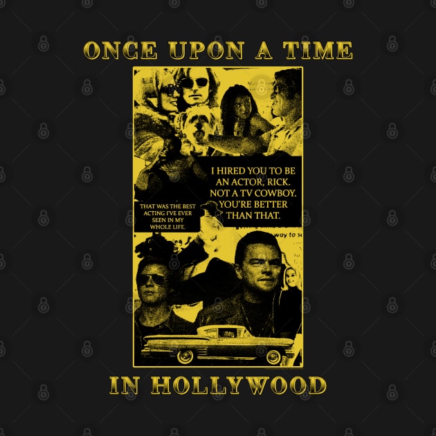 once upon atime in hollywood grunge by Genetics art