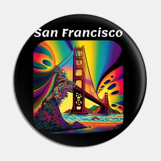 Golden Gate Bridge v3 Pin