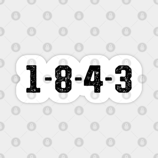 1843 Magnet by danterjad