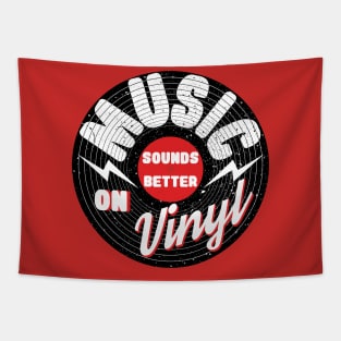 Music Sounds Better On Vinyl Tapestry